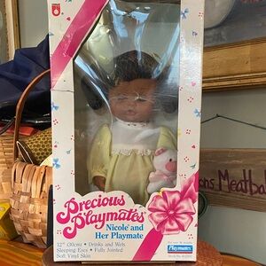 Precious Playmates" Nicole & Her Playmate doll by Unimax Toys - Vintage 1987